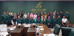 Field Study activities and discussions at Suan Dusit Rajabhat University
