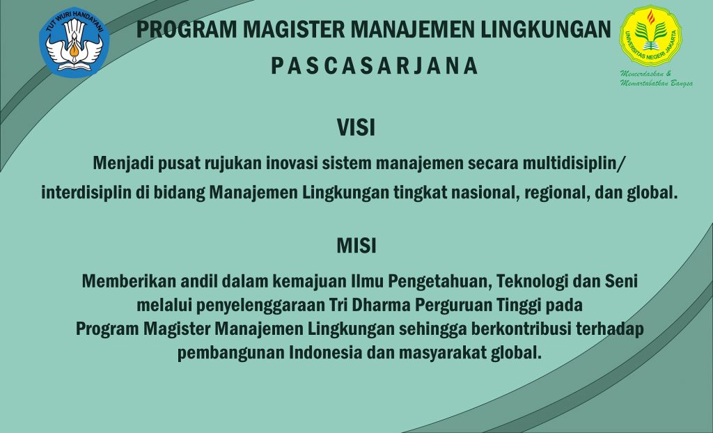 Master s Degree In Environmental Management Study Program PASCASARJANA
